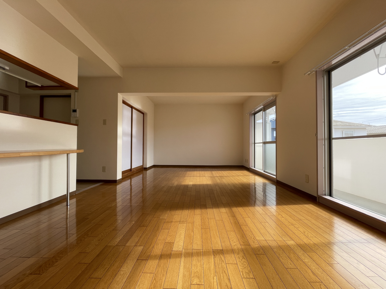 明るく日当たりの良いリビング