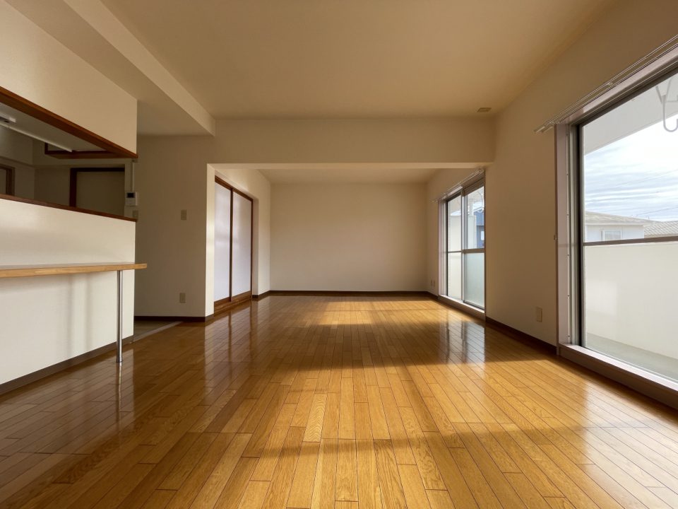 明るく日当たりの良いリビング