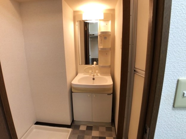 清潔感のある洗面スペース