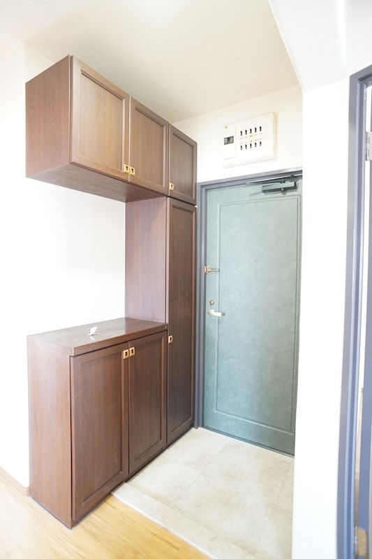 シューズボックスは2段になっています。