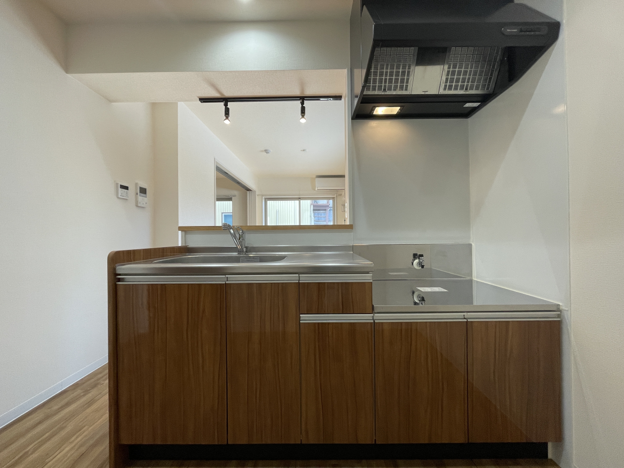 ガスコンロは設置が必要