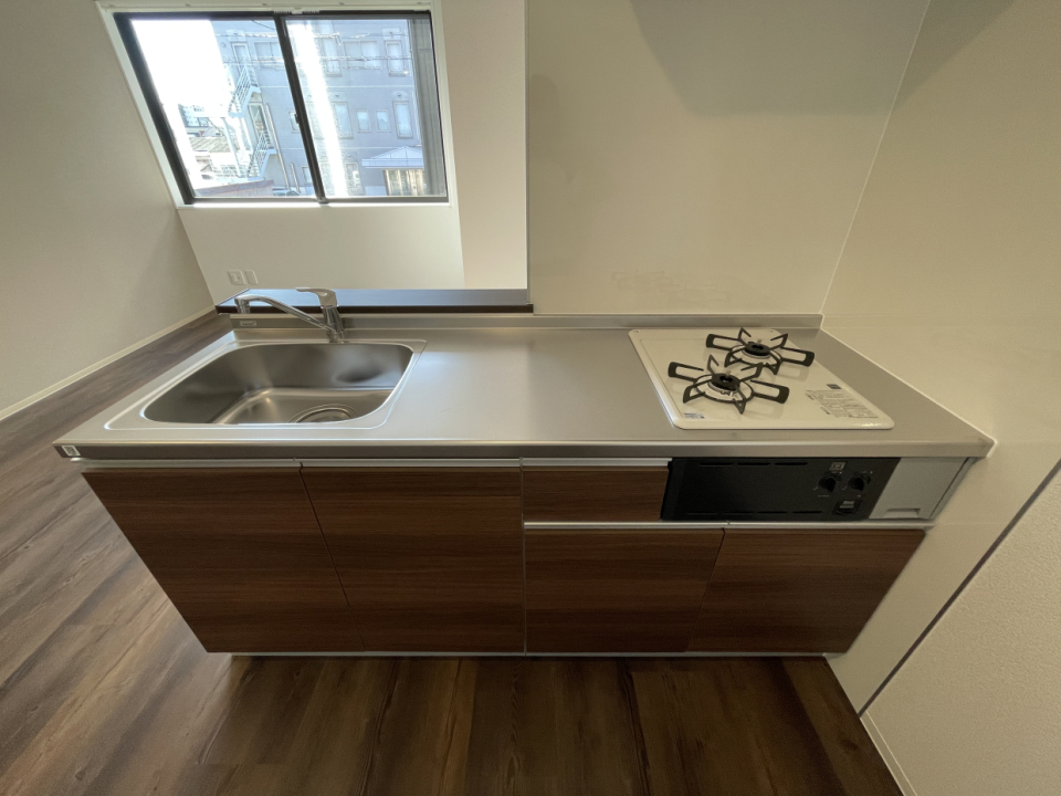 ２コンロキッチンでお料理も捗る