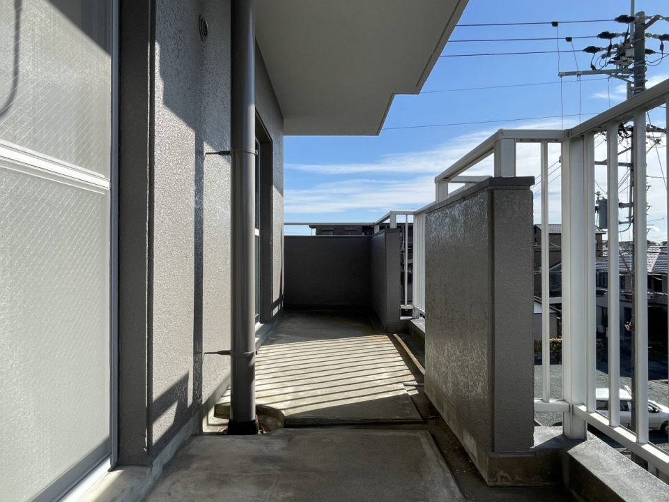 ベランダも広く眺めも良いです