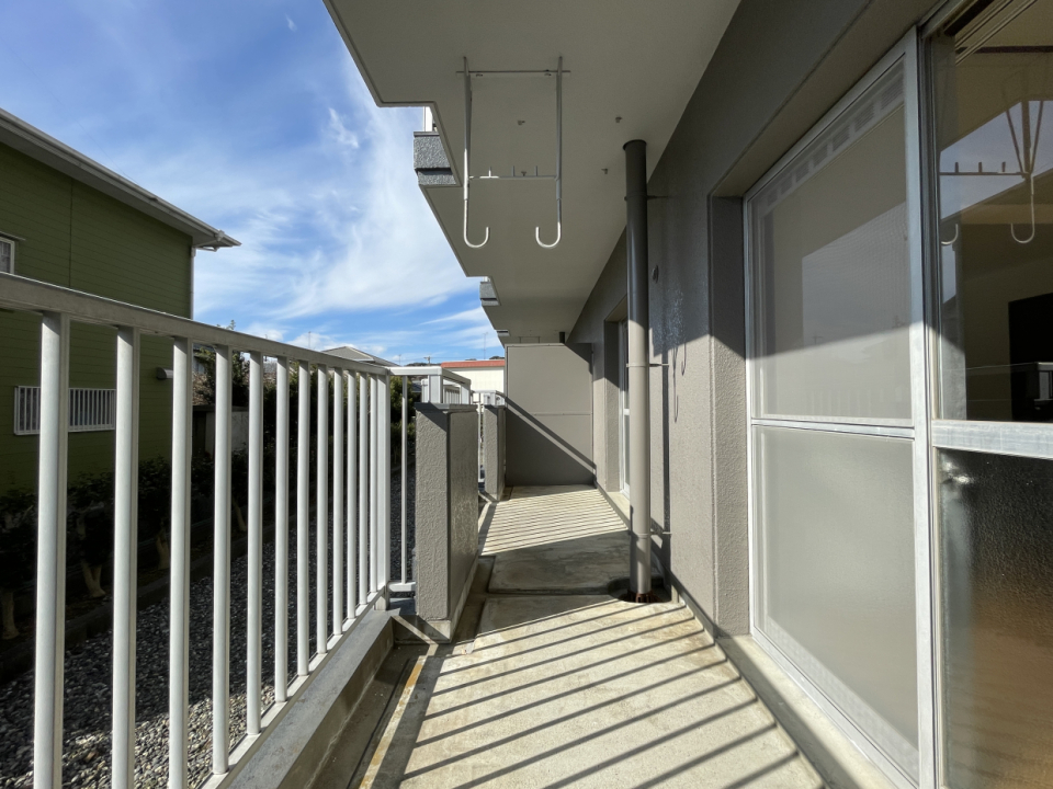 ベランダも広くて日当たり抜群！！