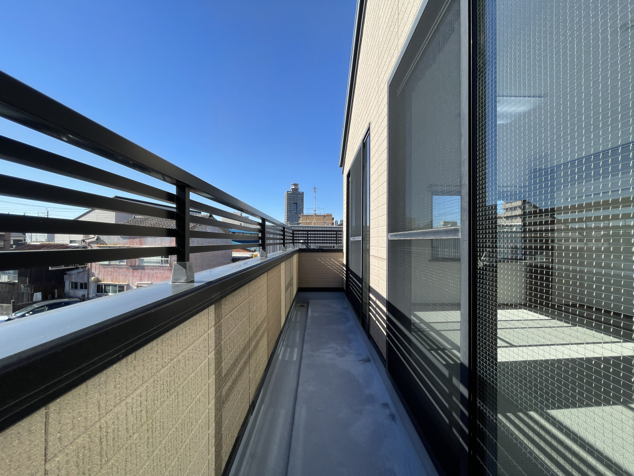 ベランダも広い！！