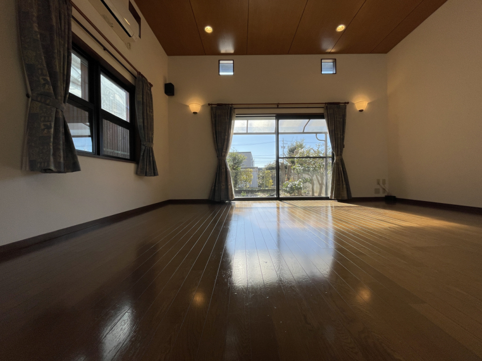 天井も高く開放感があります。