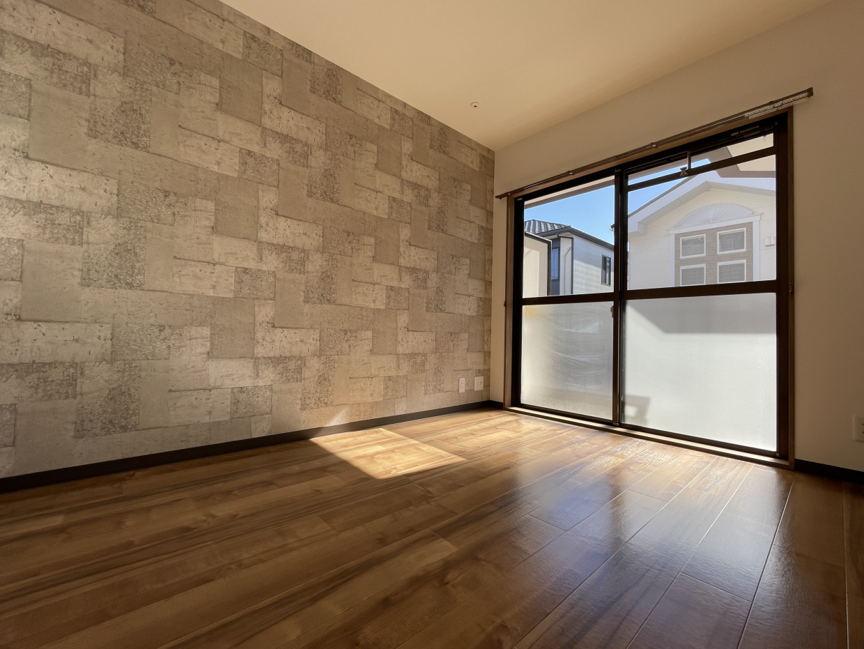 アクセントクロスもオシャレです♪