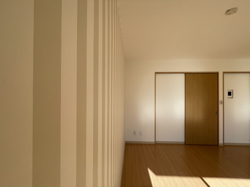 ストライプのクロスが可愛い