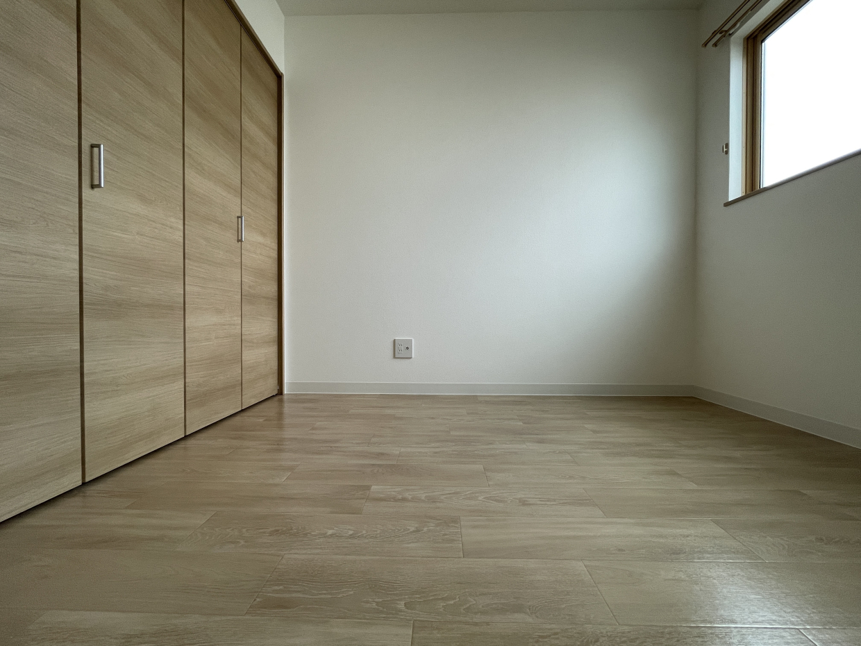 二階北側の部屋は、4.5帖。子供部屋にちょうどいい広さ。