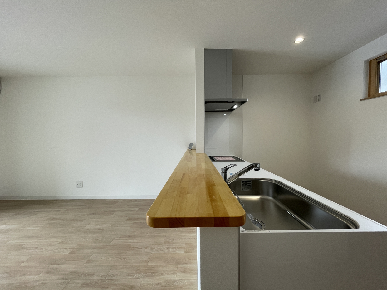 カウンターも長さがあるので便利