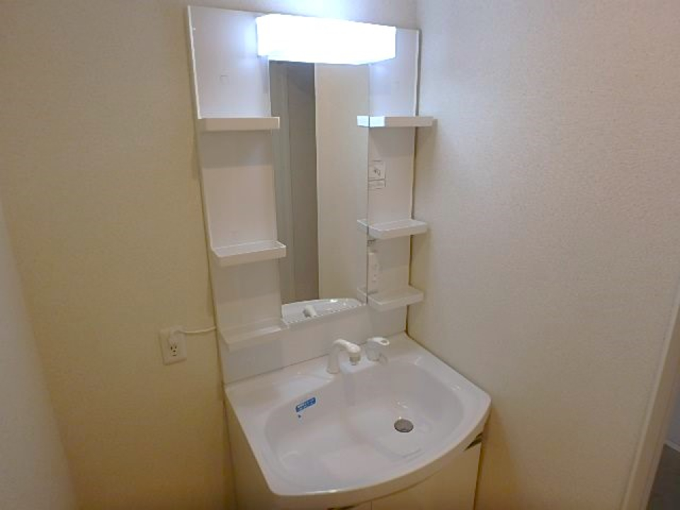 清潔感のある洗面脱衣所