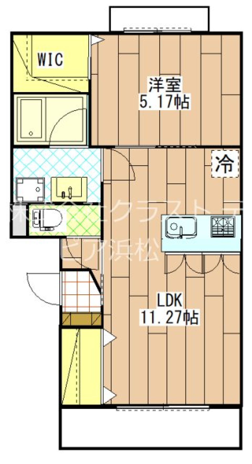 カップル向き、これからパートナーを見つける方への間取り図