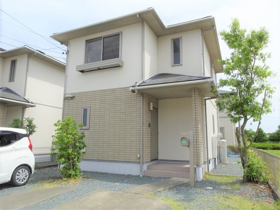 可愛らしい外観のお家。