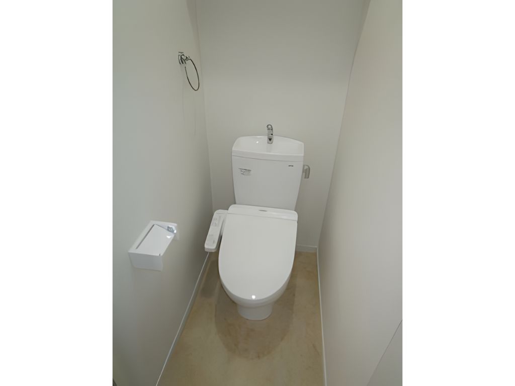 清潔感のあるトイレ。