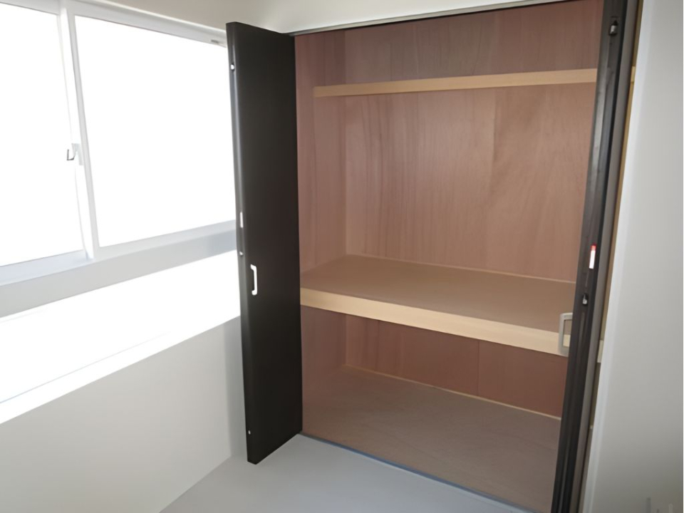 7.5帖DKの収納の様子。