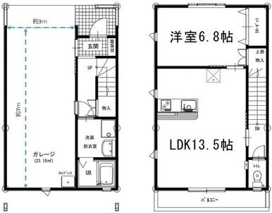 １ＬＤＫの間取り