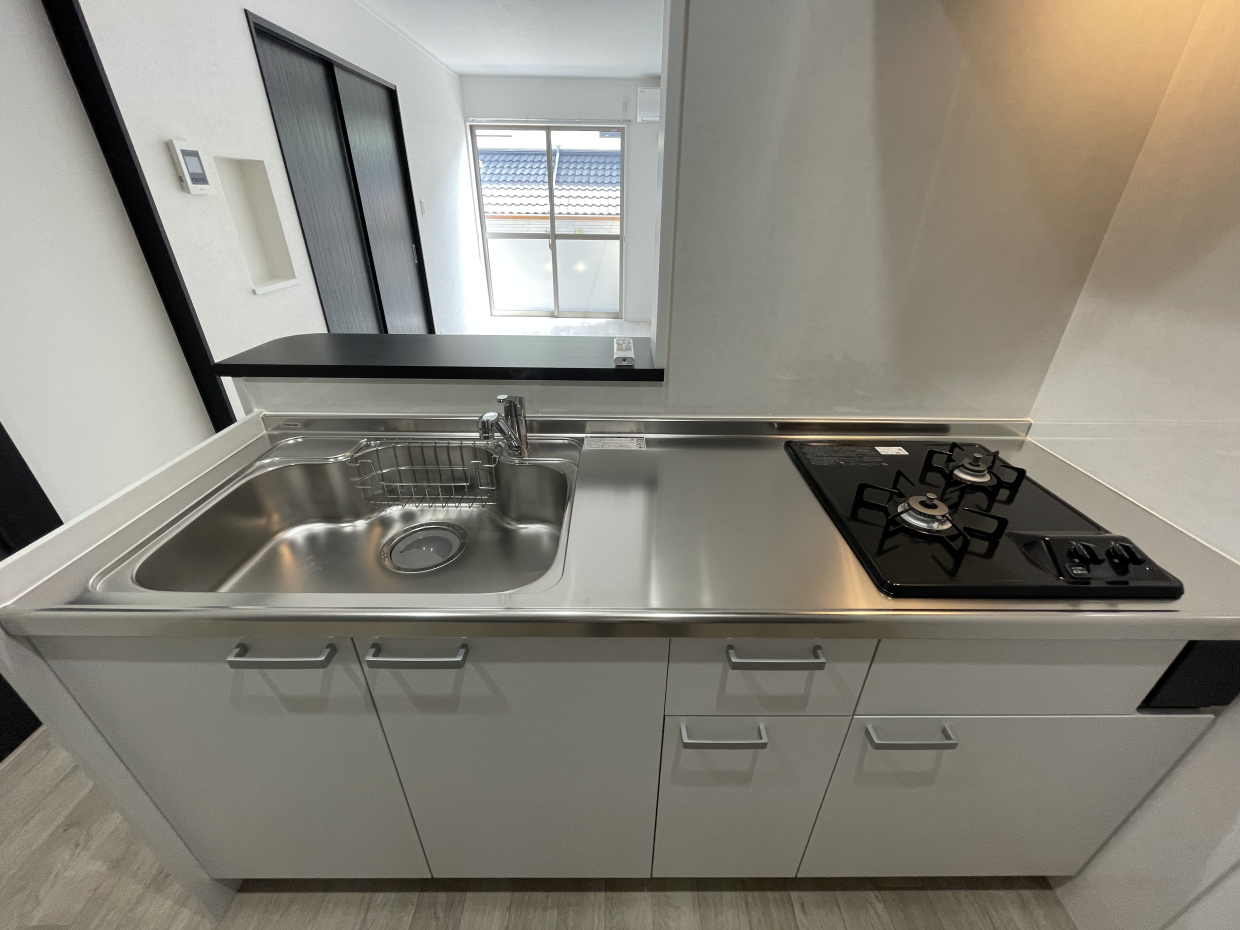 2コンロキッチンで手料理もバッチリ♪