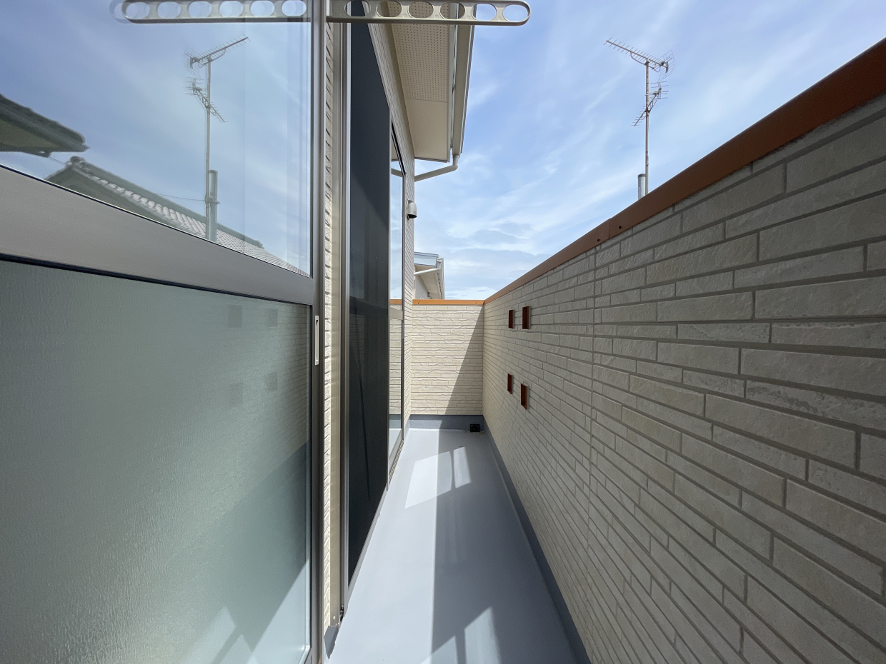 ベランダもあり日当たりも良好