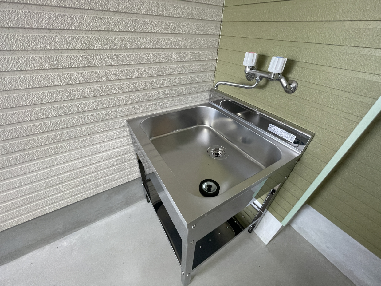 手洗い場が付いてるので便利です