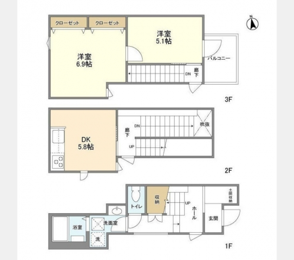 我が家は図書館の間取り図