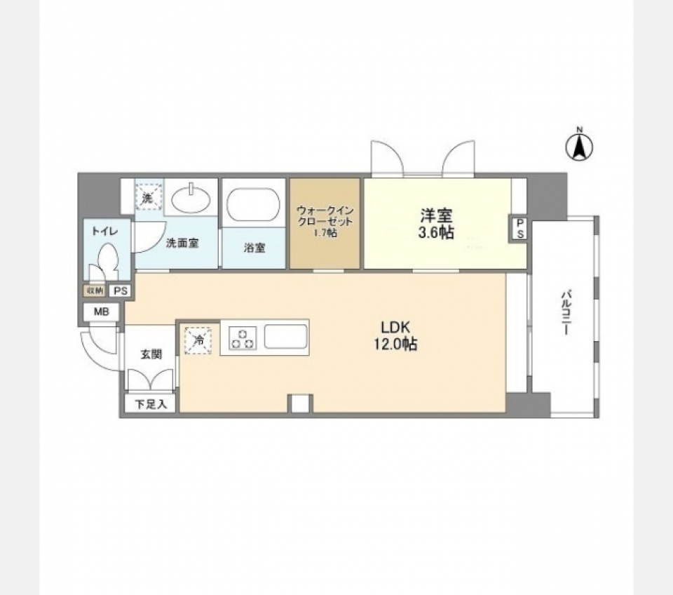 韓国っぽインテリア目指すならここの間取り図
