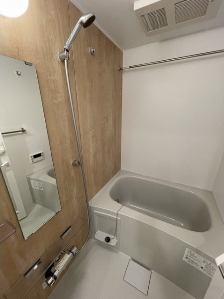 浴室乾燥機能付きのバスルーム