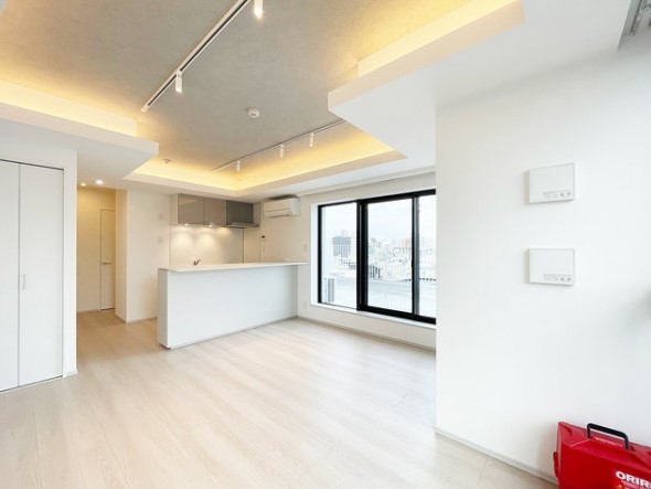 間接照明使いがおしゃれなワンルームです