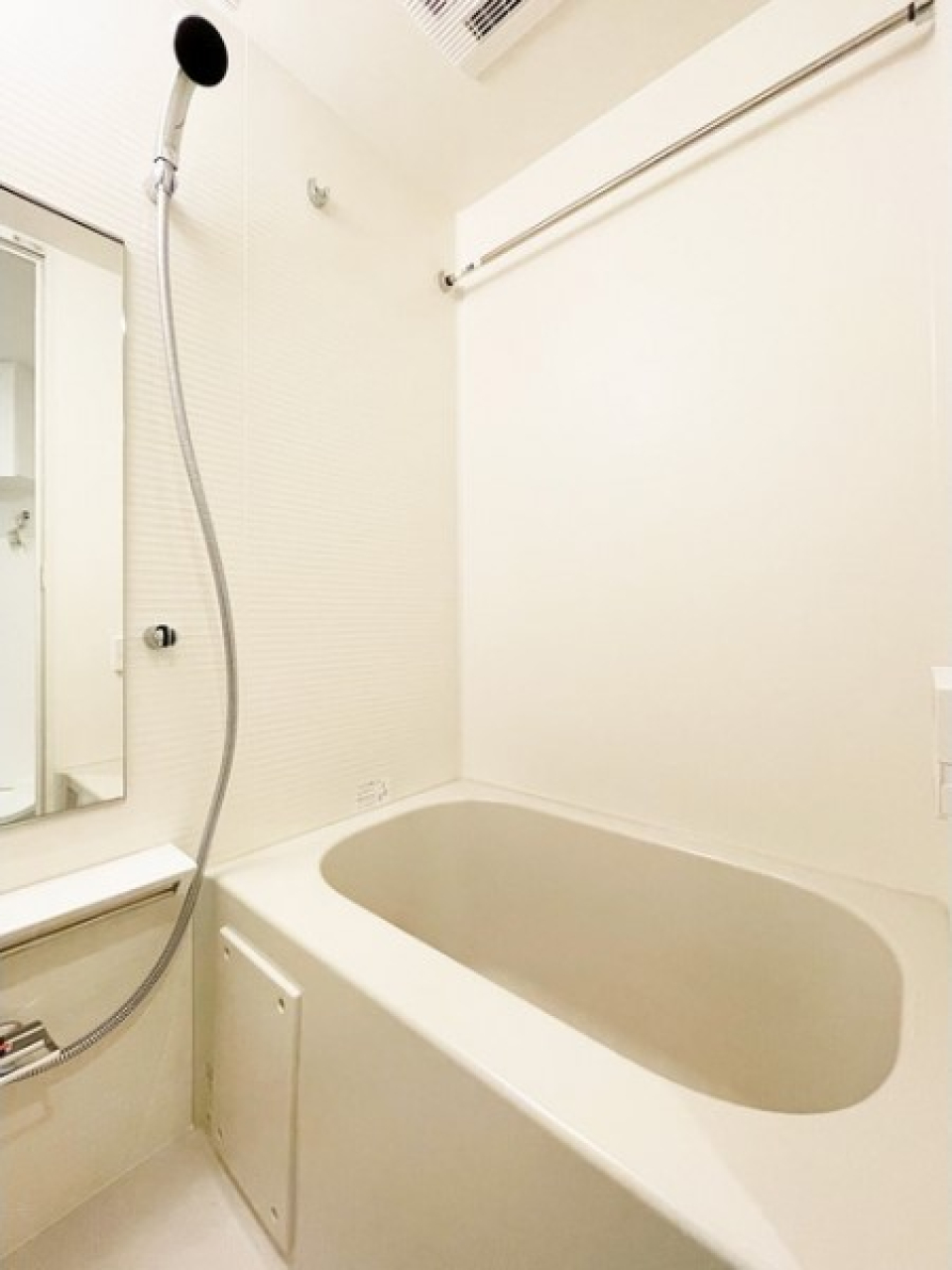 浴室乾燥機能付きのバスルーム