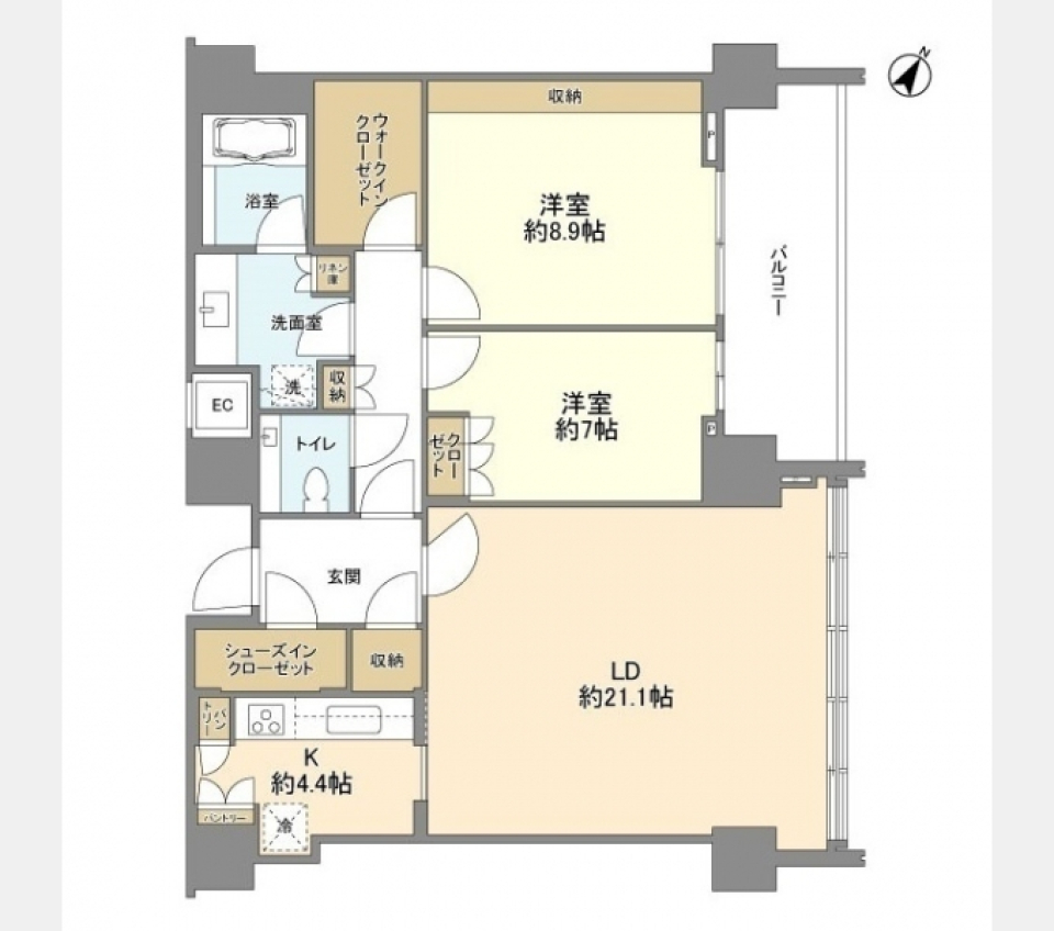 覇者の景色［タワーマンション］の間取り図