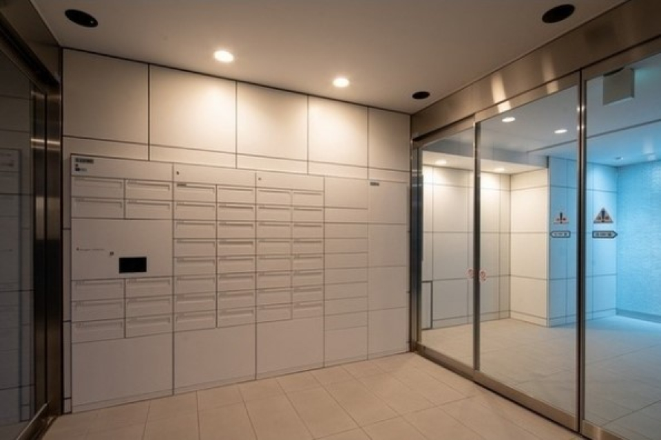 メールボックスと宅配ボックスです