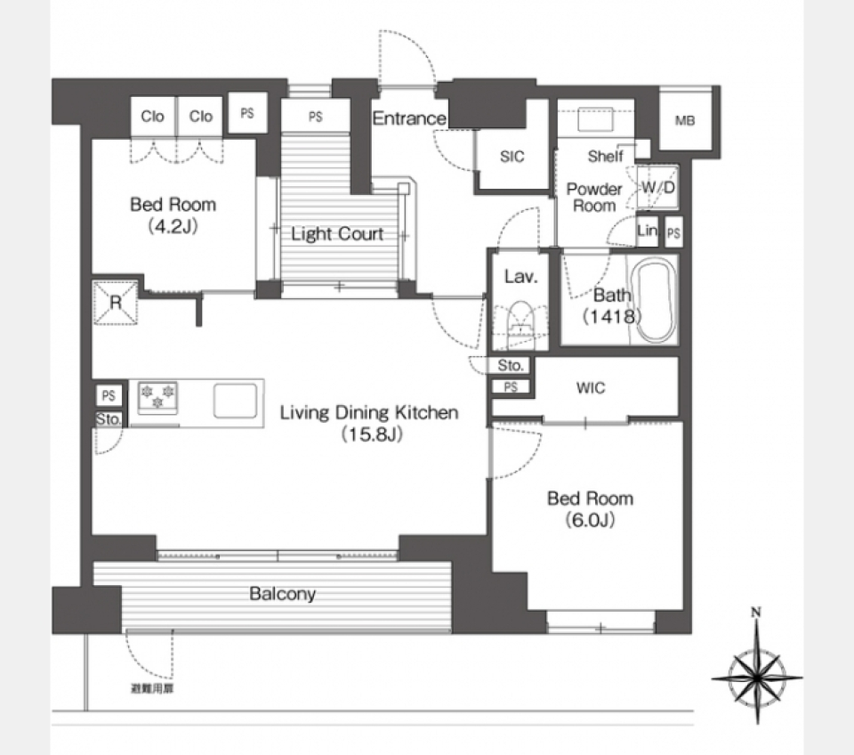 仕事も運動もリラックスも［新築ペット可］の間取り図