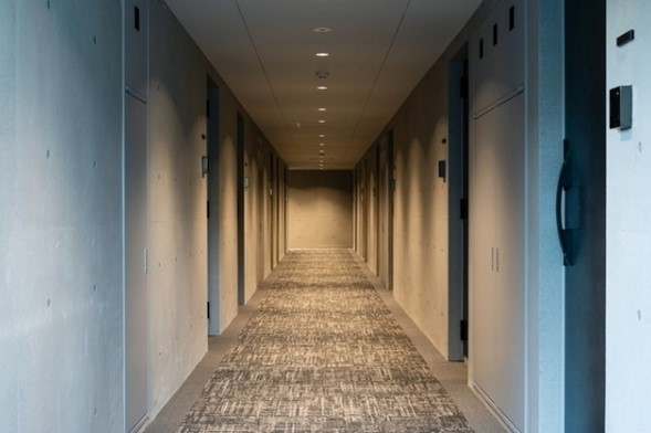 廊下部分も高級感があります