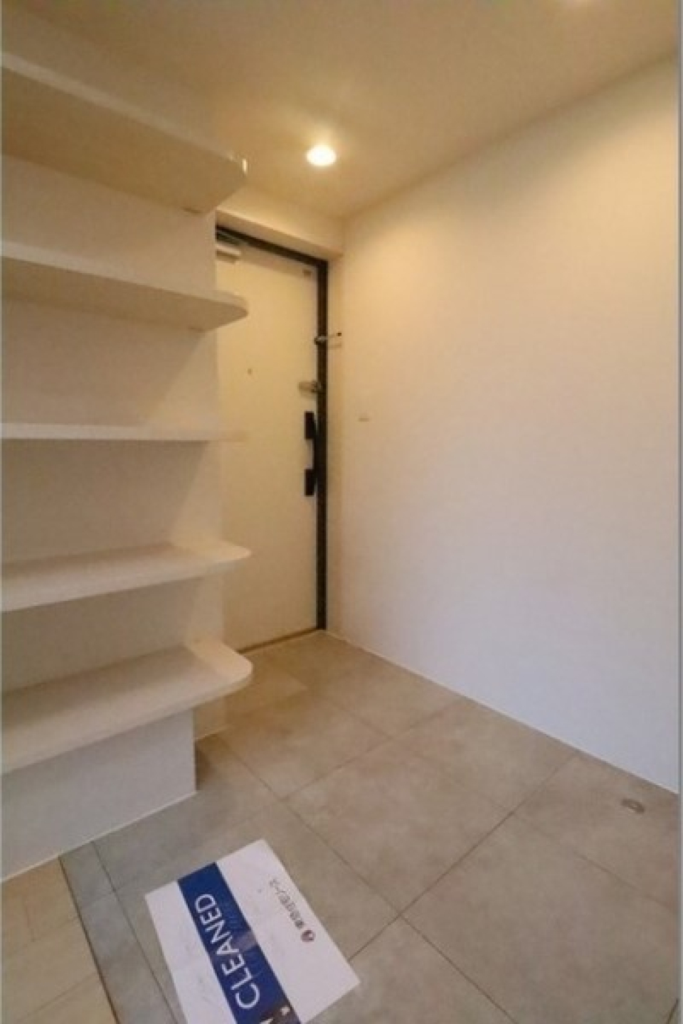 広めの玄関には大切な自転車なんかも置けそうです