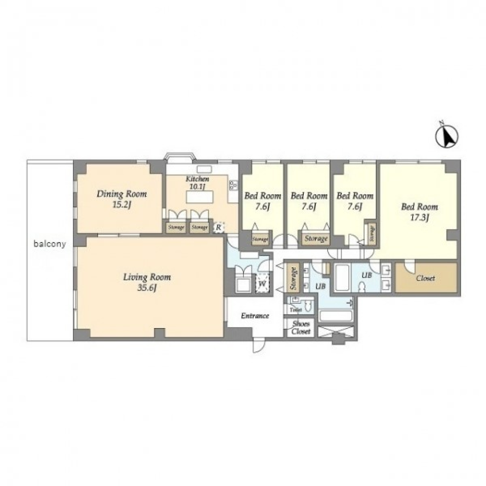 寡黙に守る、暮らしを。の間取り図