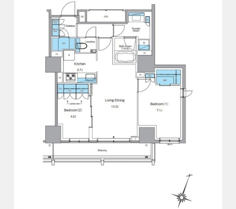生活の質を上げる共有スペースの間取り図