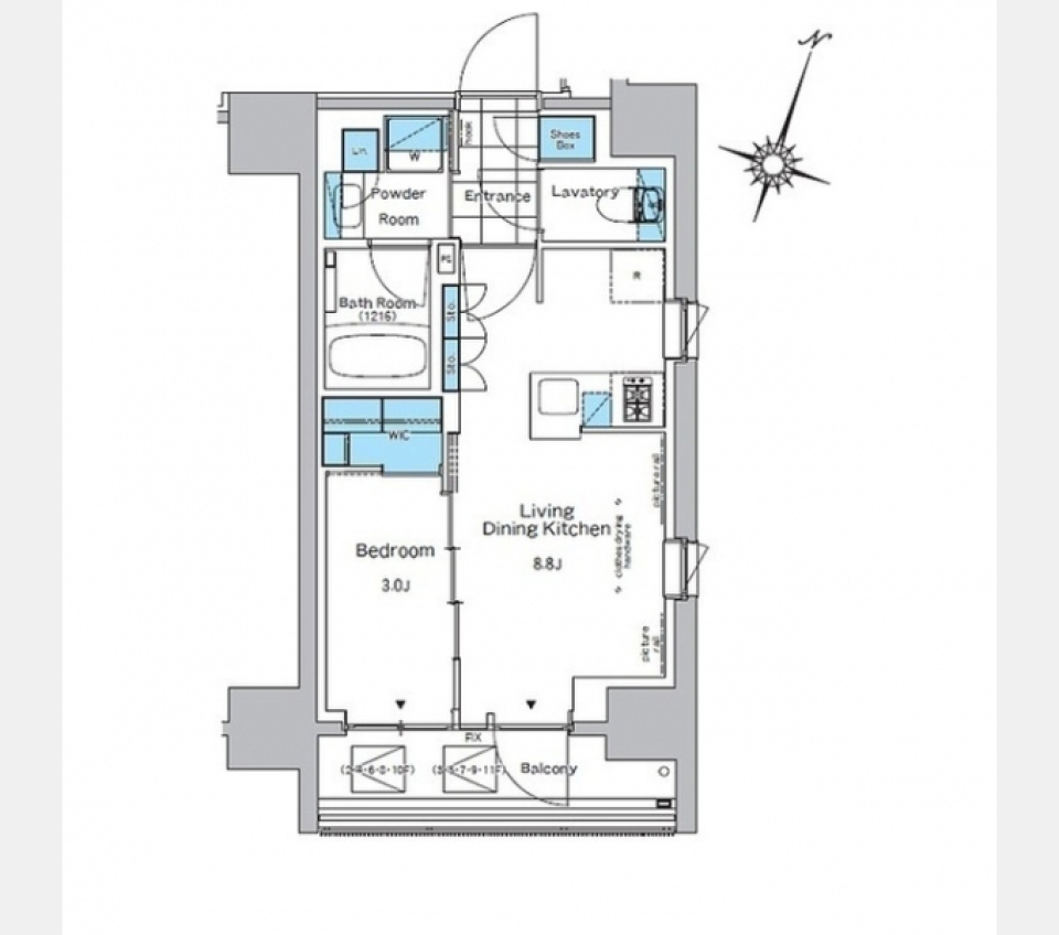 ルーフテラスで深呼吸［ペット可］の間取り図