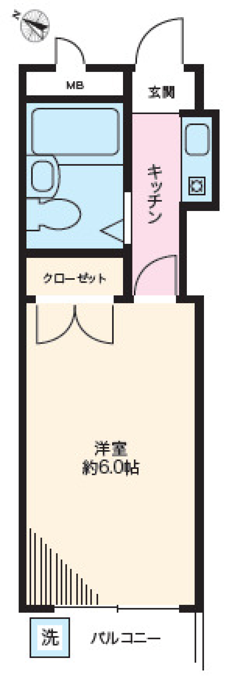 スターハイツ本所 403号室の間取り図