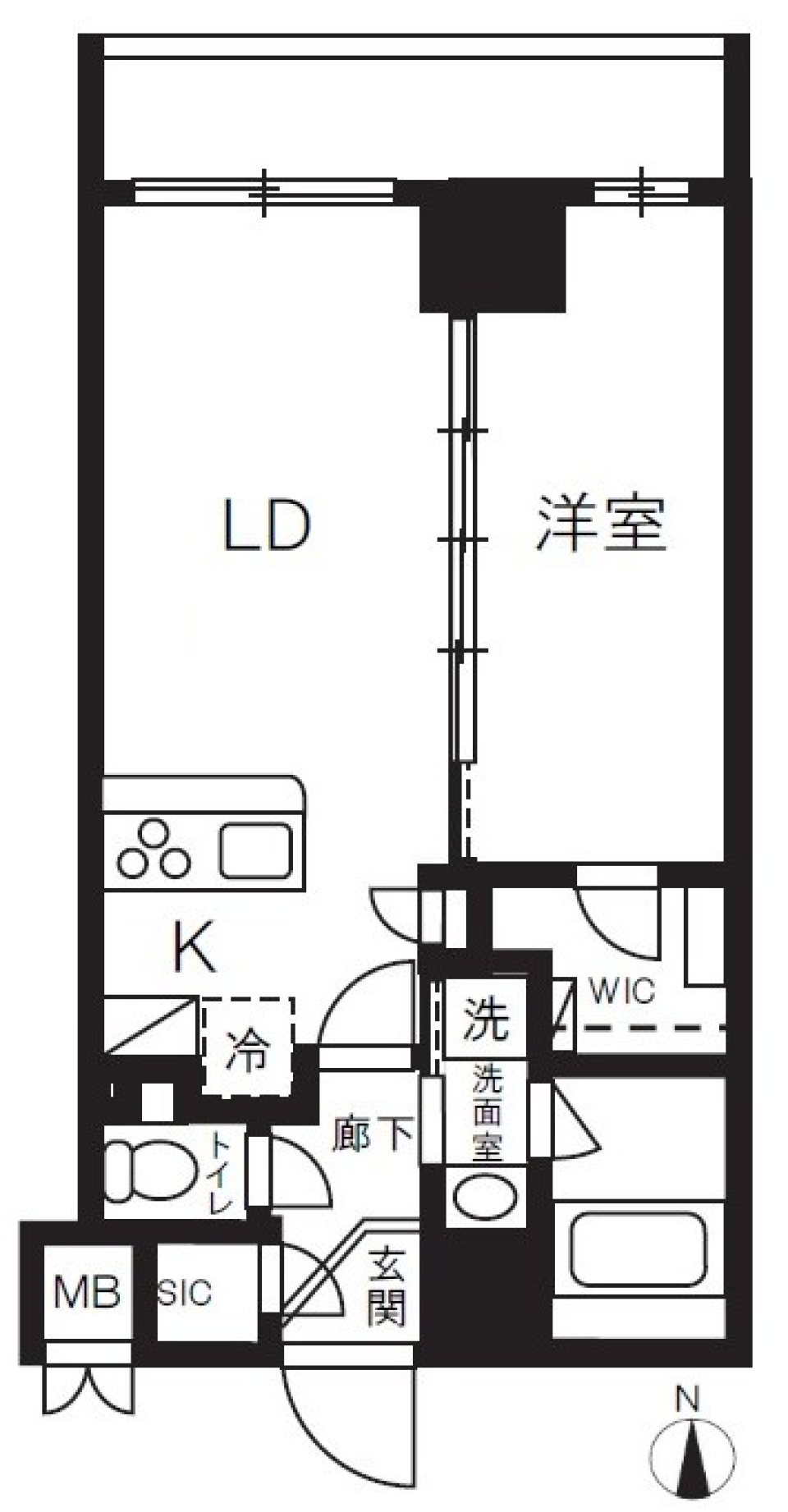 (仮称)台東区竜泉1丁目マンション 1102号室の間取り図