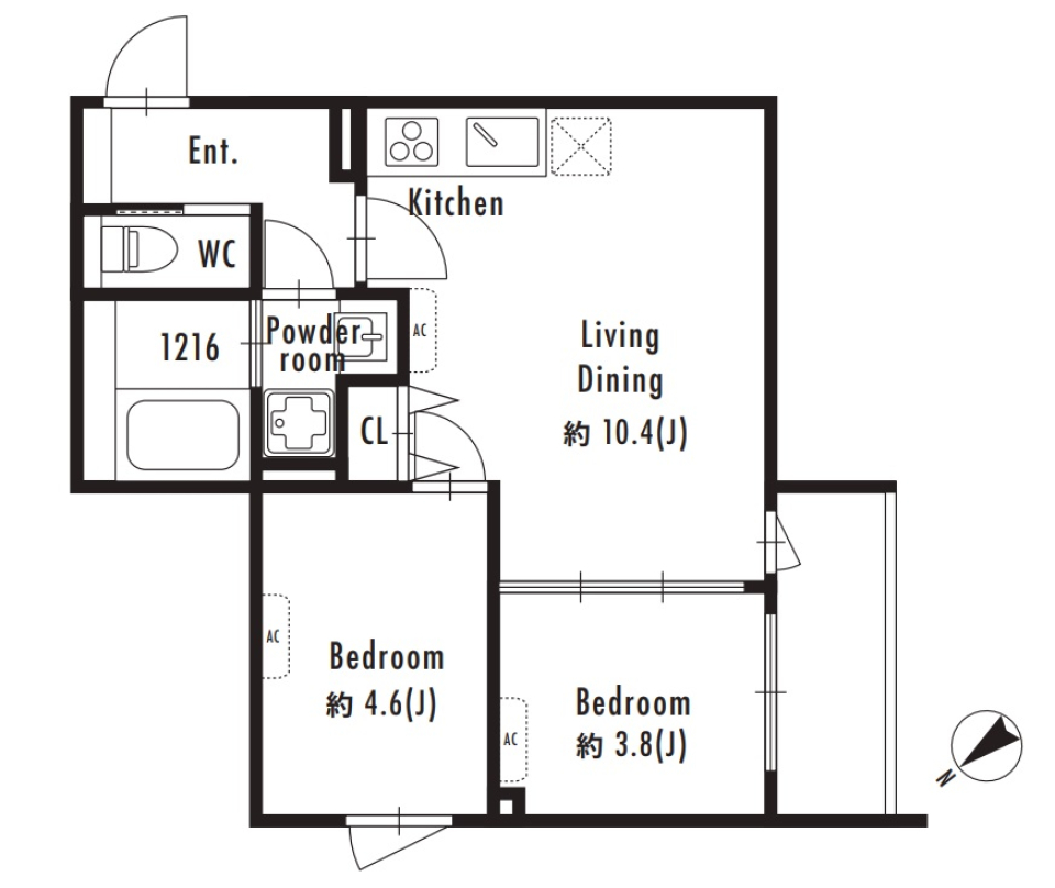 大人シックな装いで...【新築物件！！】の間取り図