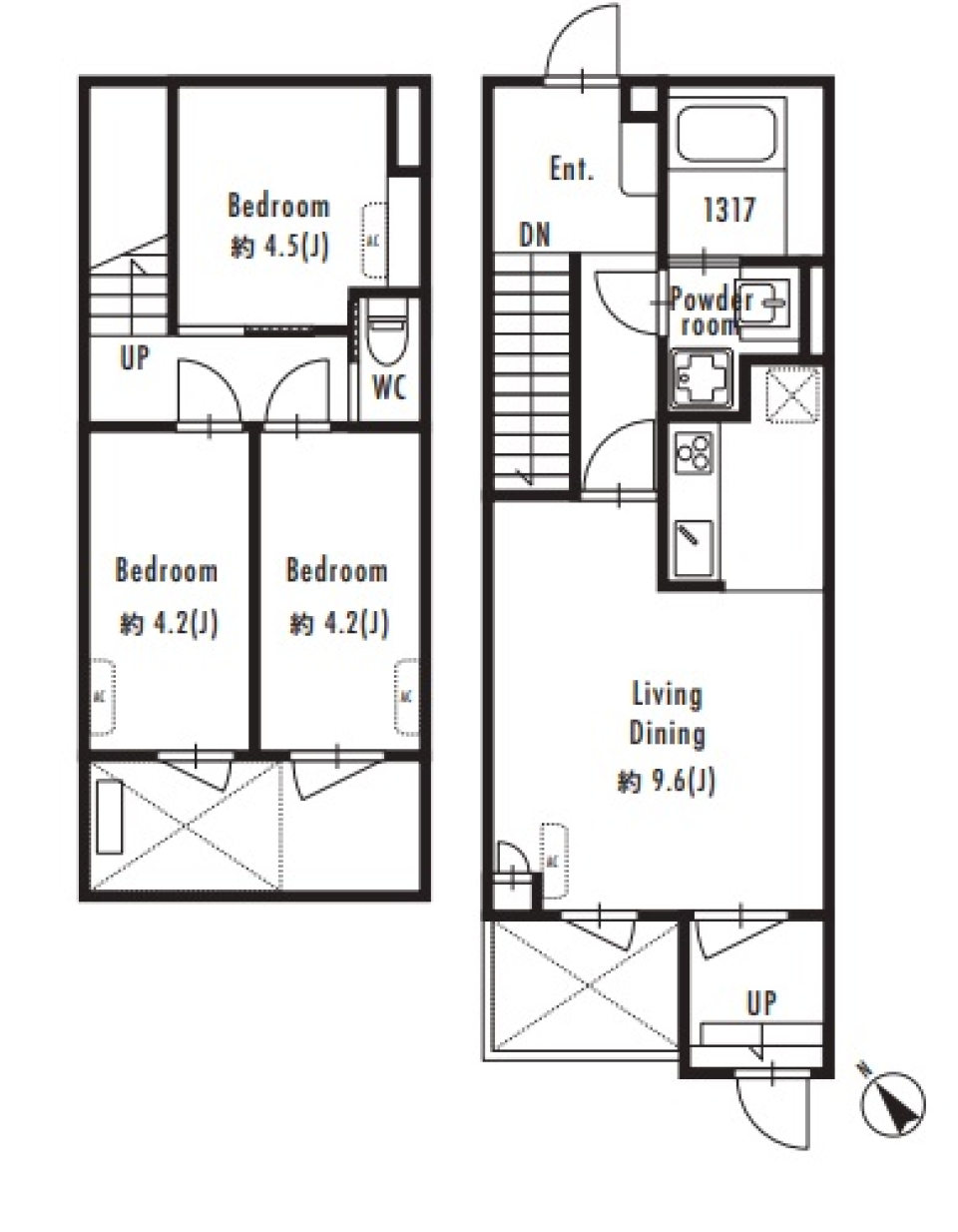 クール&times;モダンな部屋　駒場東大前駅徒歩3分！！の間取り図