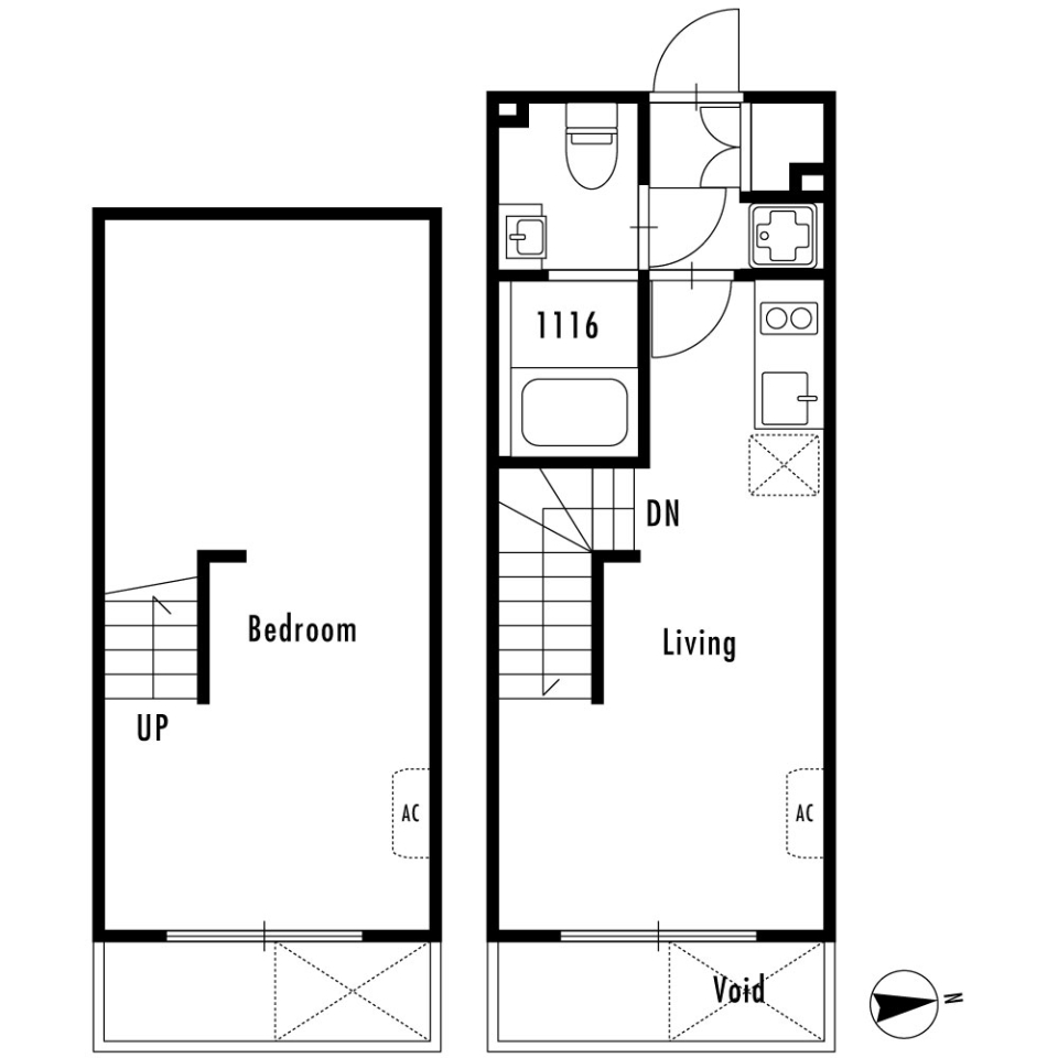 GRANPASEO東新宿Ⅱ　102の間取り図