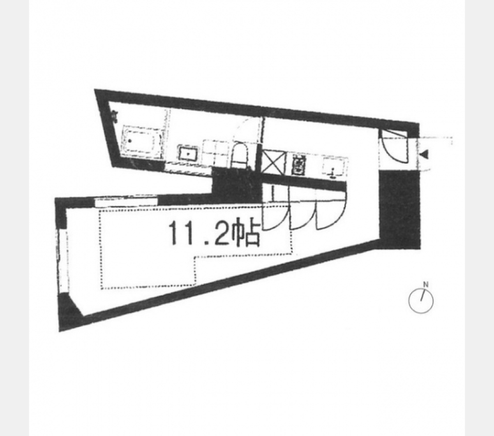 謎の間取り　近未来的都市型集合住宅の間取り図