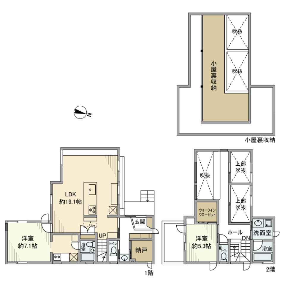 COCOCHIの間取り図