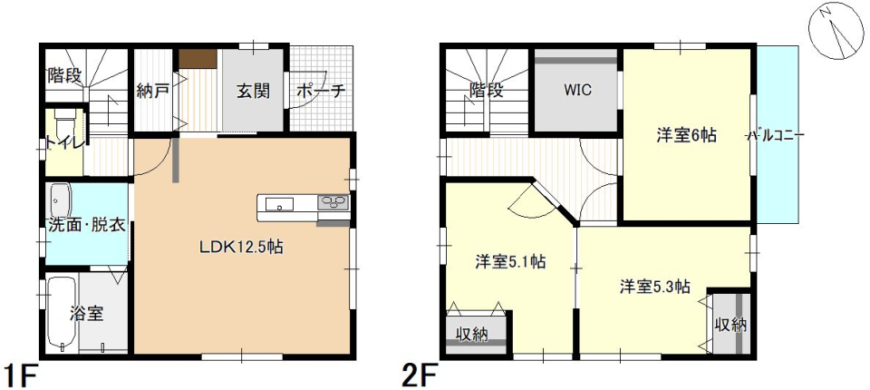 新生活の光を灯す新築戸建ての間取り図