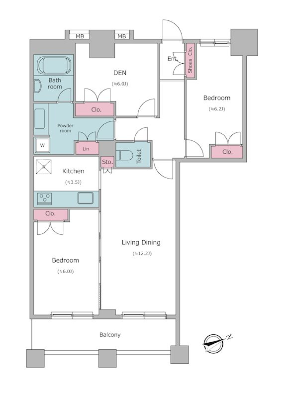 小さな家族と共に育むの間取り図