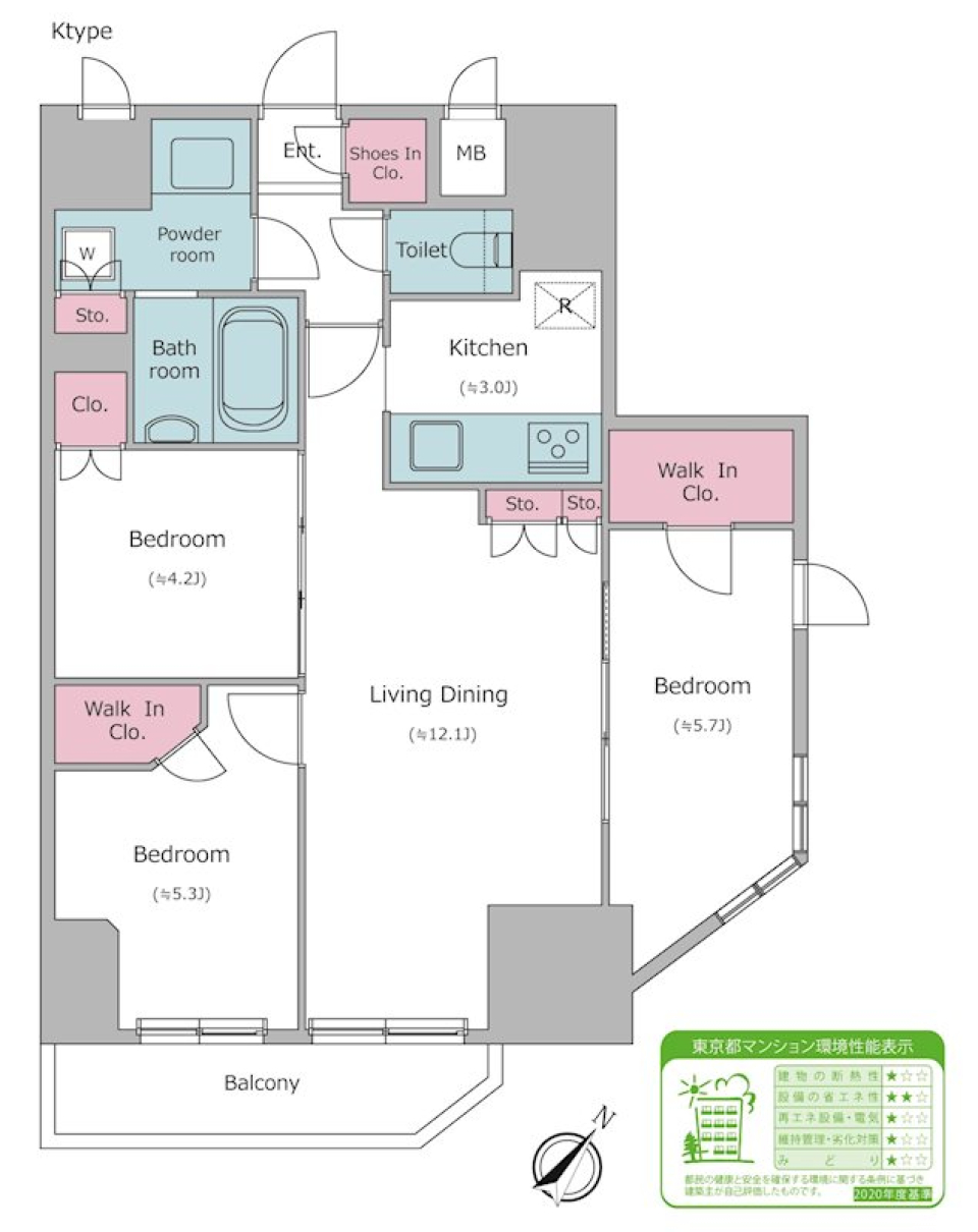 シンプルでエレガントなプライベートオアシスの間取り図