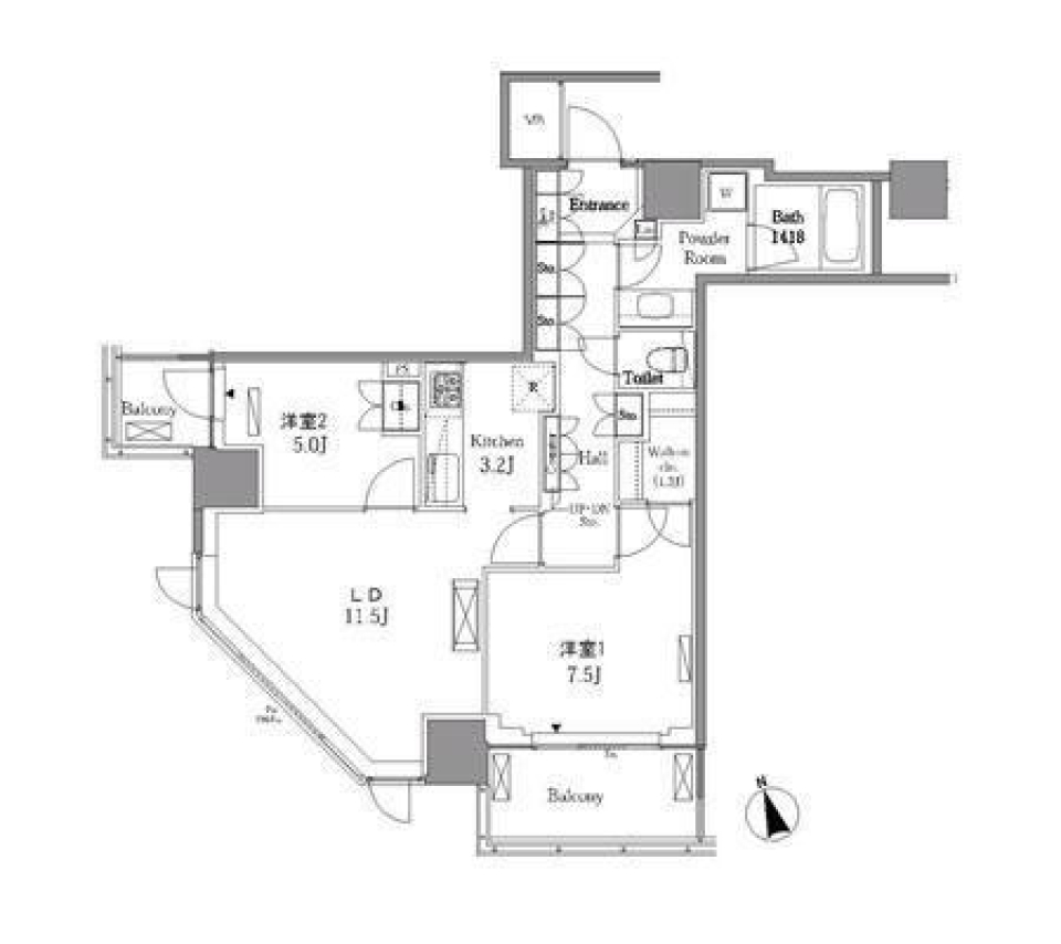 スカイハイな生活をあなたにの間取り図