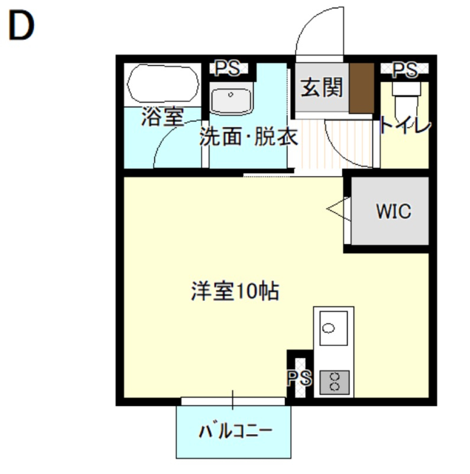 新生活応援宣言！理想の1Rで始めるの間取り図