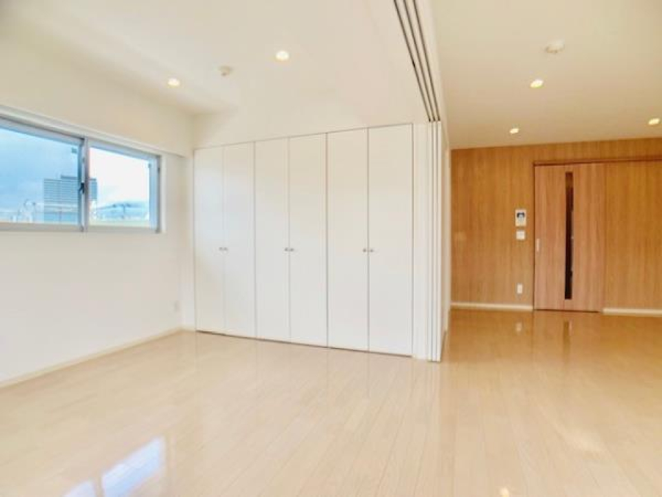 洋室の扉はスッキリと仕舞えます