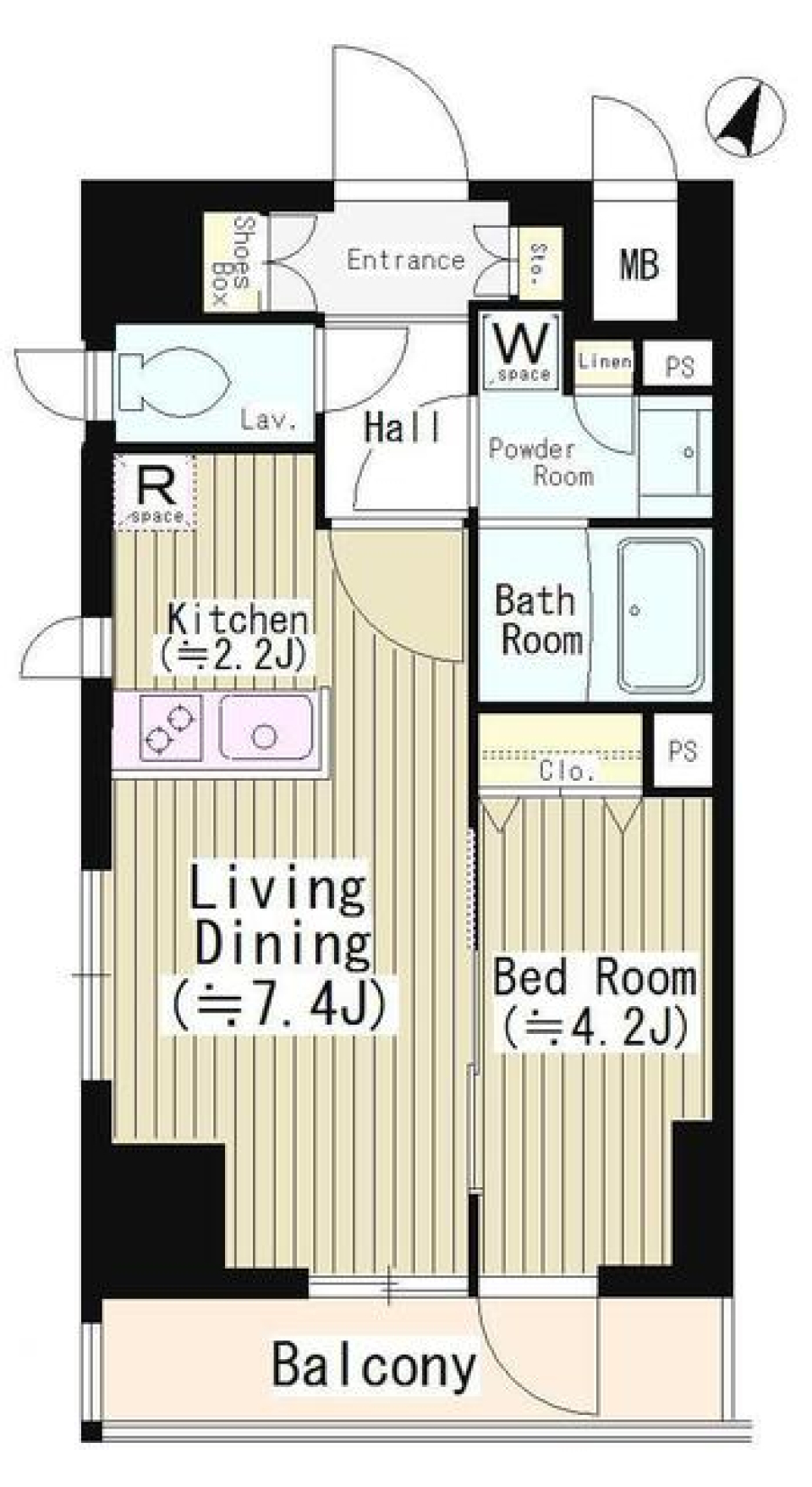 イレーネ初台 1003の間取り図